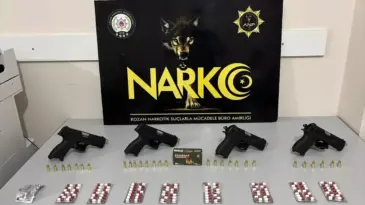 Kozan’da Uyuşturucu ve Silah Ele Geçirildi