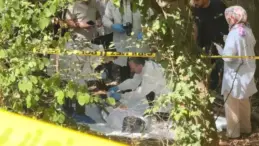 Ormanlık alanda başına çöp poşeti geçirilip bantlanmış erkek cesedi bulundu