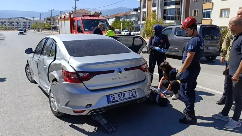 İnegöl’de Kaza: 4 Yaralı