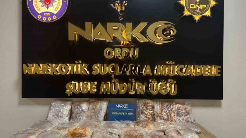 Ordu’da uyuşturucu operasyonlarında 2 tutuklama